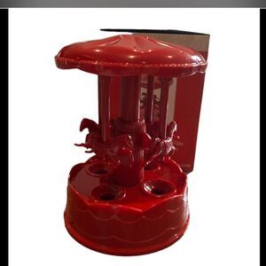 Carousel Cherry Pitter - Red